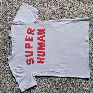 Crewcut Boys Short Sleeved 'Super Human' T-Shirt
